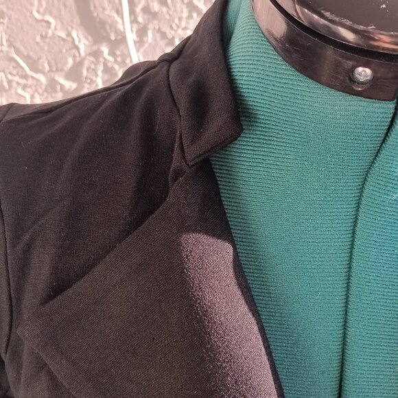 2/$30 NWT Hybrid & Company  Tailored Black Double Lapel  Hourglass Blazer XL - Picture 6 of 9